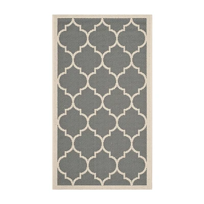 Safavieh Courtyard Collection Amias Geometric Indoor/Outdoor Area Rug