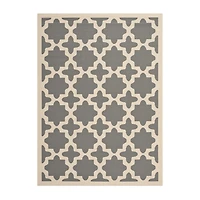 Safavieh Courtyard Collection Bokhara Geometric Indoor/Outdoor Area Rug