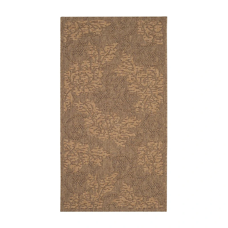 Safavieh Courtyard Collection Bridget Floral Indoor/Outdoor Area Rug