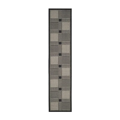 Safavieh Courtyard Collection Bronagh Geometric Indoor/Outdoor Runner Rug