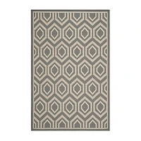 Safavieh Courtyard Collection Carmella Geometric Indoor/Outdoor Area Rug