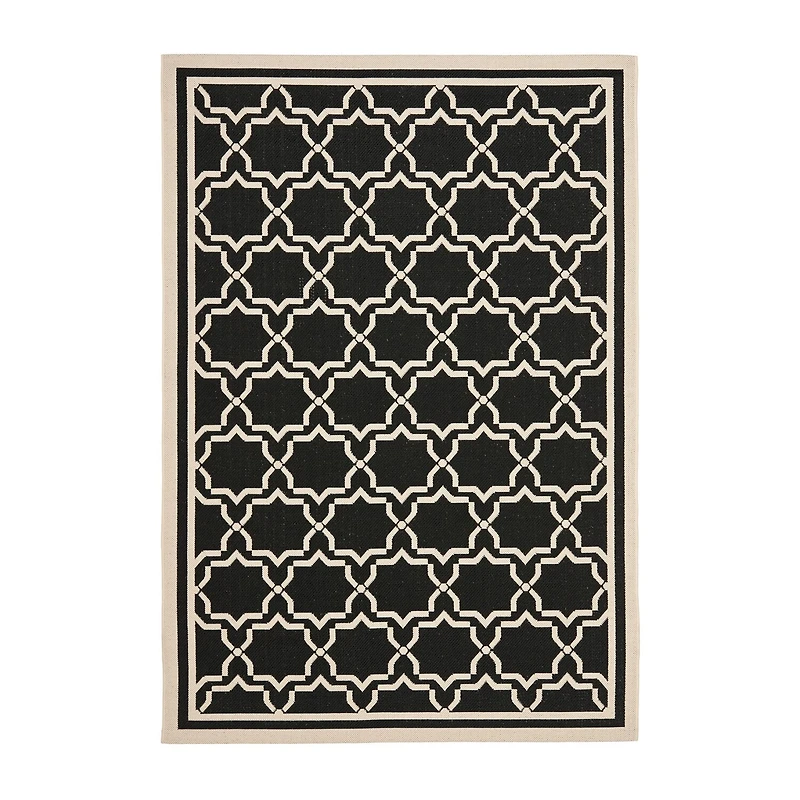 Safavieh Courtyard Collection Caymen Oriental Indoor/Outdoor Area Rug