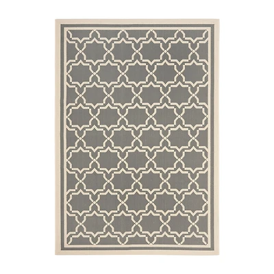 Safavieh Courtyard Collection Caymen Oriental Indoor/Outdoor Area Rug