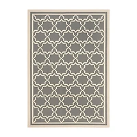 Safavieh Courtyard Collection Caymen Oriental Indoor/Outdoor Area Rug