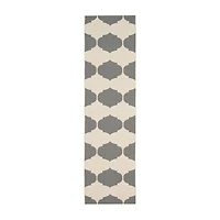 Safavieh Courtyard Collection Celina Geometric Indoor/Outdoor Runner Rug
