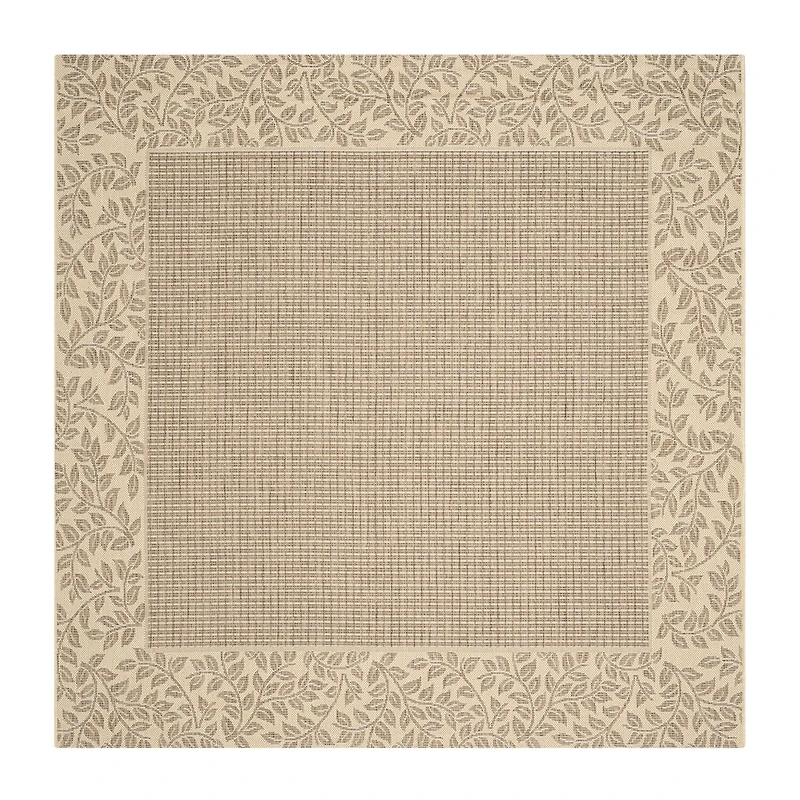 Safavieh Courtyard Collection Chad Oriental Indoor/Outdoor Square Area Rug
