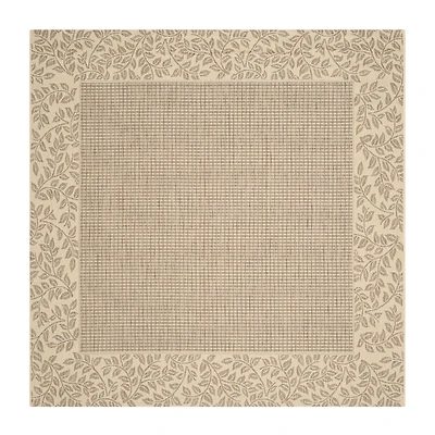 Safavieh Courtyard Collection Chad Oriental Indoor/Outdoor Square Area Rug