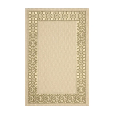 Safavieh Courtyard Collection Chao Floral Indoor/Outdoor Area Rug