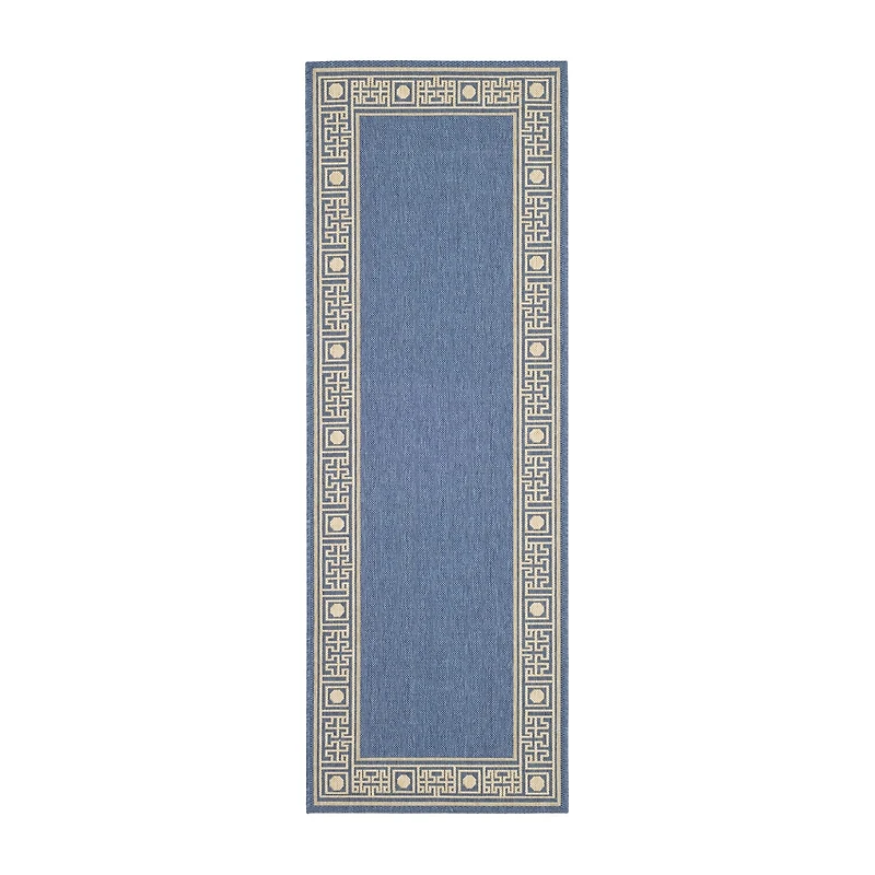 Safavieh Courtyard Collection Cherette Oriental Indoor/Outdoor Runner Rug