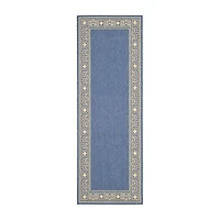 Safavieh Courtyard Collection Cherette Oriental Indoor/Outdoor Runner Rug