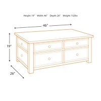 Signature Design by Ashley® Tyler Creek Lift Top Cocktail Table