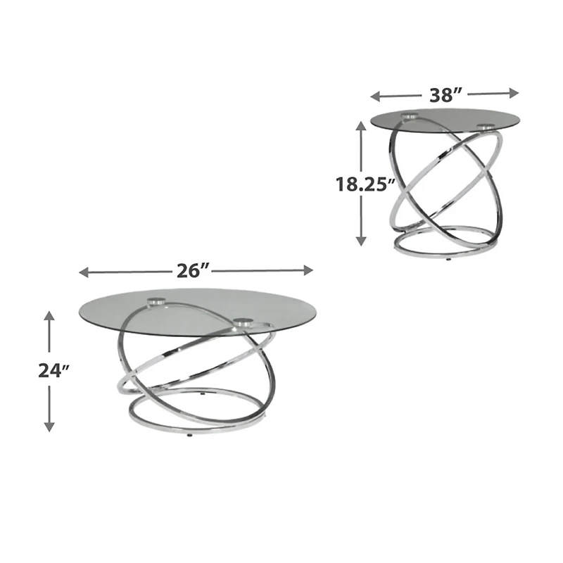 Signature Design by Ashley® 3-Piece Hollynyx Coffee Table Set