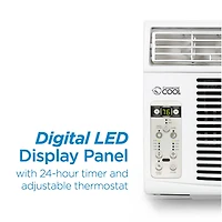 Commercial Cool Window AC 10,000 BTU with Remote Control & Electronic Controls up to 450 Sq. Ft.