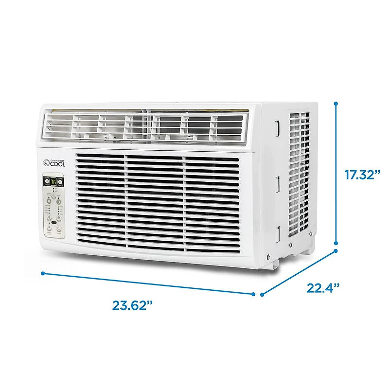 Commercial Cool Window AC 12,000 BTU with Remote Control & Electronic Controls up to 550 Sq. Ft.