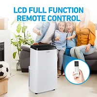 Coby 4-in-1 AC Unit, Heater, Dehumidifier & Fan, 12,000 BTU Portable Air Conditioner