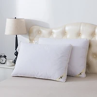 St. James Home Feather And Loom Cotton Quilted Nano Pillow