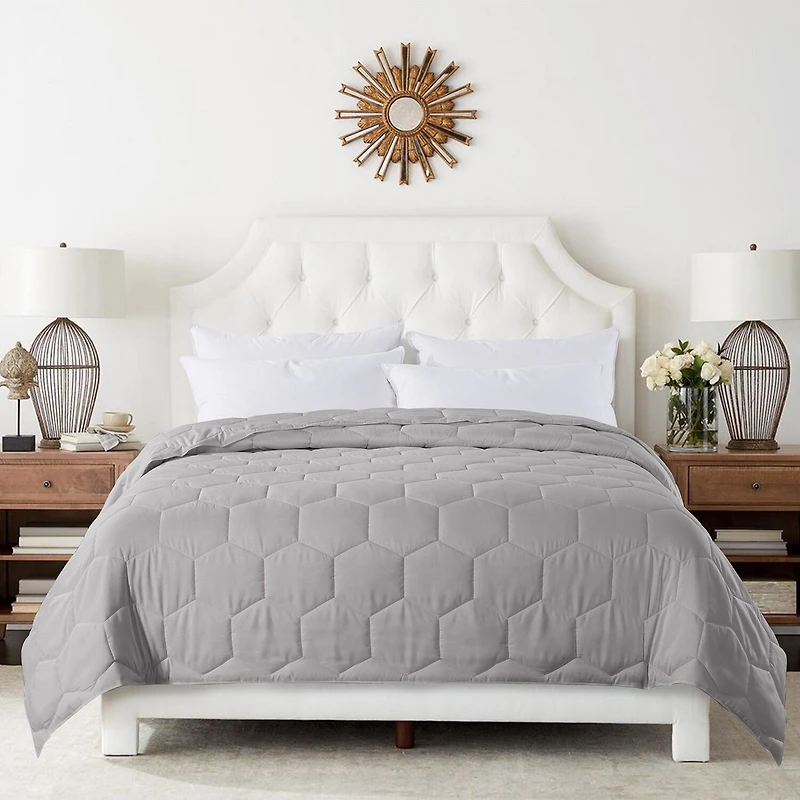 St. James Home Honeycomb Stitch Down Alternative Blanket