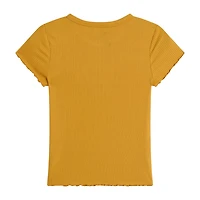 Knit Works Big Kid Girls Round Neck Short Sleeve Regular Fit Graphic T-Shirt