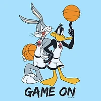 Mens Short Sleeve Looney Tunes Basketball Graphic T-Shirt