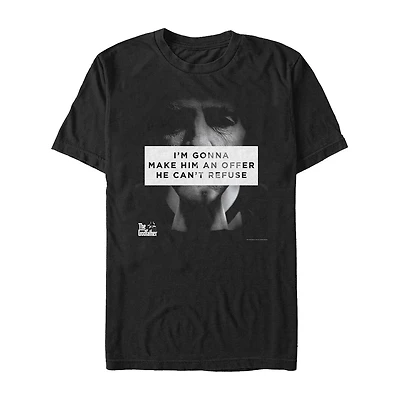 Mens Short Sleeve The Godfather Graphic T-Shirt