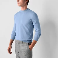 J. Ferrar Mens Long Sleeve Mock Neck Top