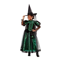 Little & Big Kid Girls Witch Deluxe The Wizard of Oz Wicked 3-pc. Costume Set