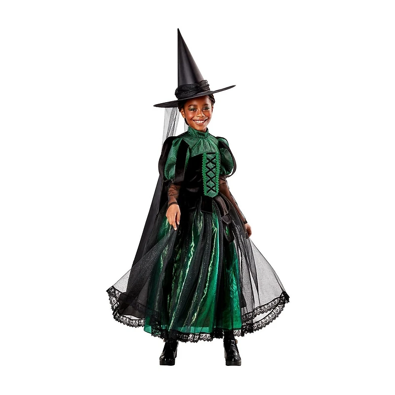 Little & Big Kid Girls Witch Deluxe The Wizard of Oz Wicked 3-pc. Costume Set