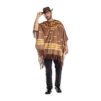 Unisex Adult Cowboy Poncho Costume