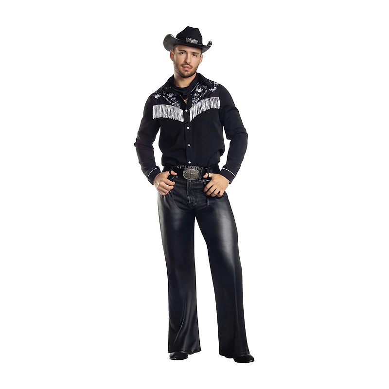 Mens Western Cowboy Fringe Costume