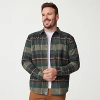 Free Country Mens Long Sleeve Regular Fit Flannel Shirt