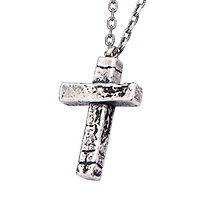 Mens Stainless Steel 24 Inch Pendant Necklace