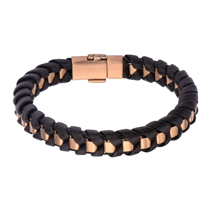 Mens Stainless Steel 8 1/2 Inch Link Bracelet