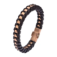 Mens Stainless Steel 8 1/2 Inch Link Bracelet
