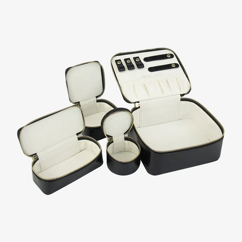 Mele And Co Bento Box Black Jewelry Travel Case