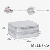 Mele And Co Luna Mirrored Jewelry Travel Case