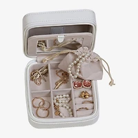 Mele And Co Dana Mirrored Jewelry Travel Case