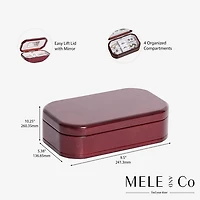 Mele And Co Morgan Cherry Jewelry Box