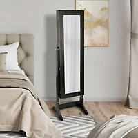 Mele And Co Victoria Lockable Java Jewelry Armoire