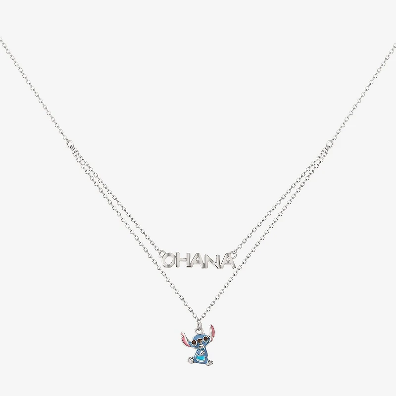 Disney Collection Girls Sterling Silver 15 Inch Pendant Necklace