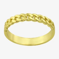 Womens 20MM 14K Gold Over Silver Band