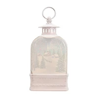 Kurt Adler 10in Battery-Operated Warm White Led Cardinal Christmas Snow Globe