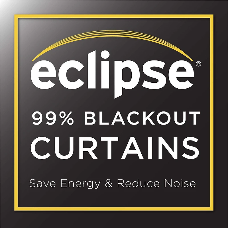 Eclipse Naya Rod Pocket Energy Saving Blackout Single Curtain Panel