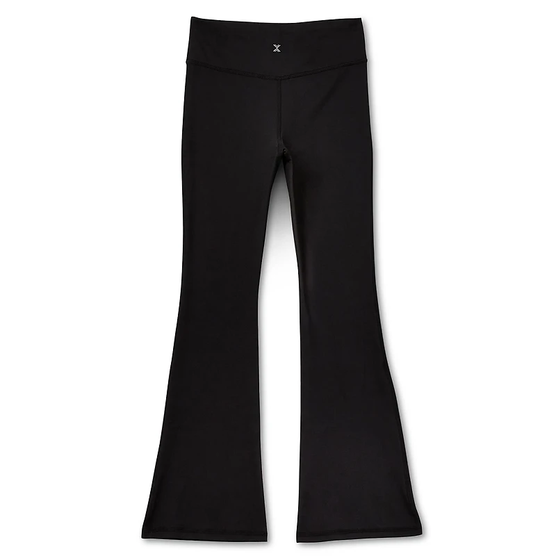Xersion Must Have Little & Big Kid Girls Quick Dry High Rise Knit 26 1/2" Active Flare Full Length Leggings
