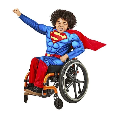 Little & Big Kid Boys Adaptive DC Comics Superman 3-pc. Costume Set