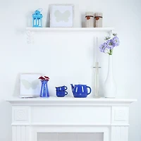 20'' Glass Swirled Taper Candle Holder