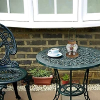 7'' LED Lighted Solar Powered Outdoor Garden Lantern with Flowers