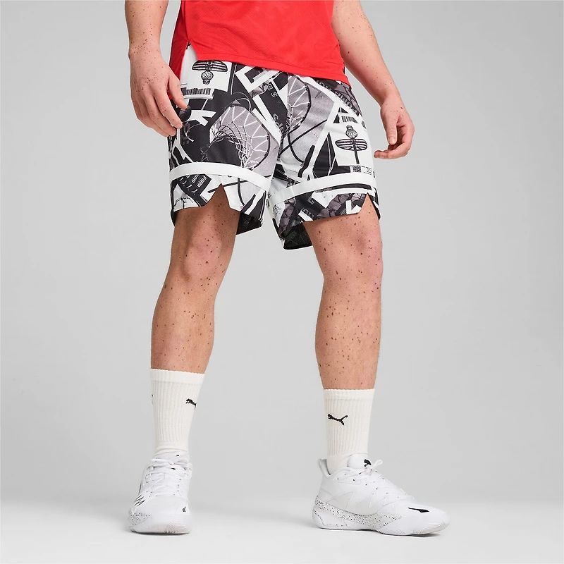 PUMA Mens 8" Moisture Wicking Quick Dry Workout Shorts