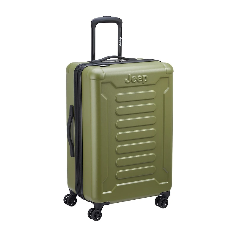 Jeep 24 Inch Hardside Expandable Checked Spinner Luggage
