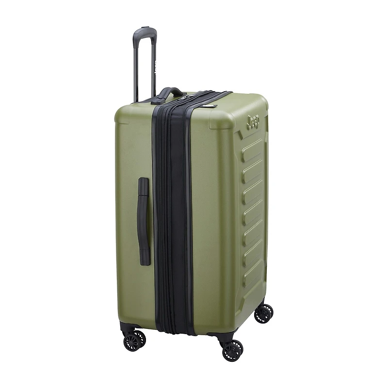 Jeep 24 Inch Hardside Expandable Checked Spinner Luggage