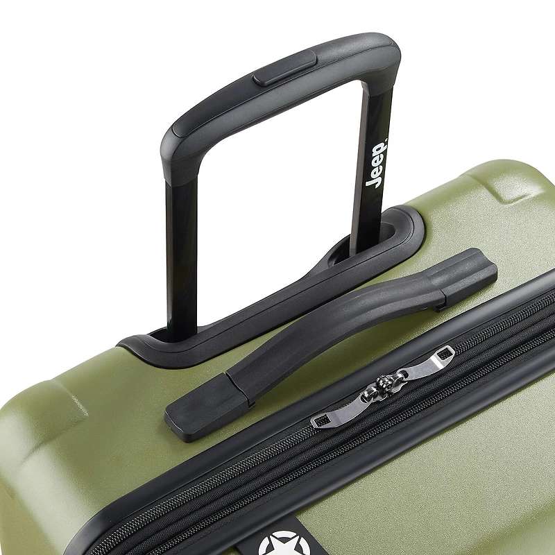 Jeep 24 Inch Hardside Expandable Checked Spinner Luggage